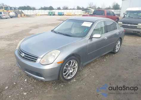 2006 Infiniti G35 z USA, uszkodzony, nr VIN JNKCV51E86M507038